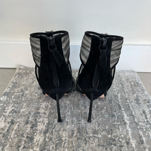 Casadei Blade heel sandal with Swarovski crystals - Size 37 - Picture 3 of 7